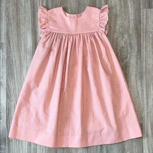 [CeCe Wells] Coral A Line Flutter Sleeve Dress